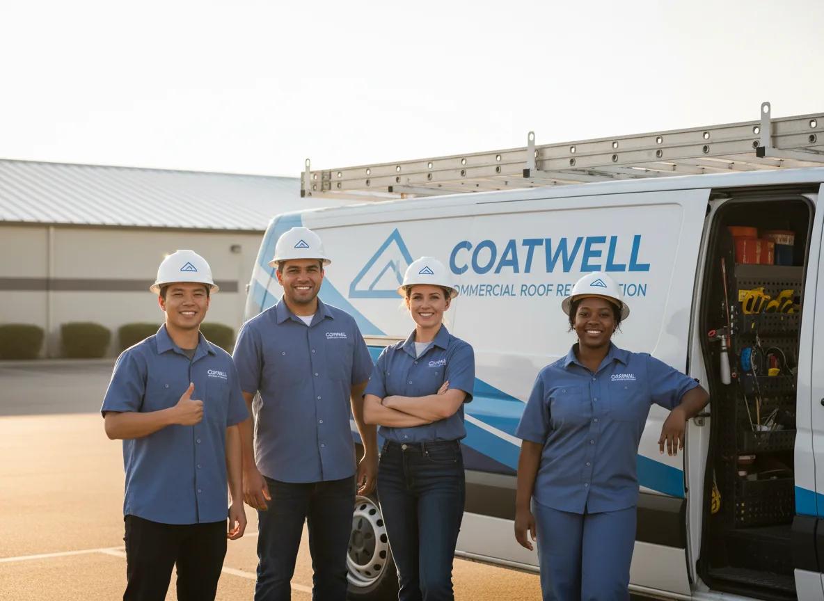 Commercial roof coating company in Weir, TX